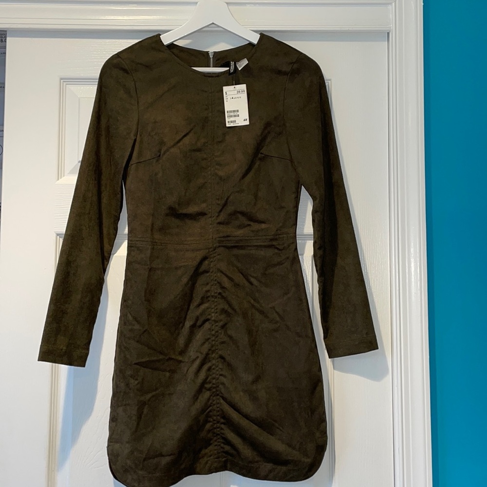 H&M Olive Green Dress (NEW | NEVER USED)
